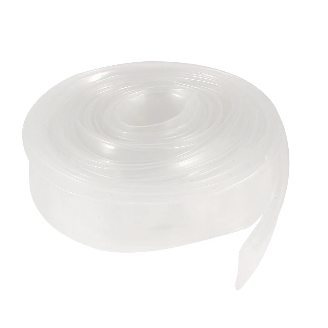 Uxcell 20mm Dia Clear White Polyolefin Heat Shrinkable Tube 5M 16.4Ft
