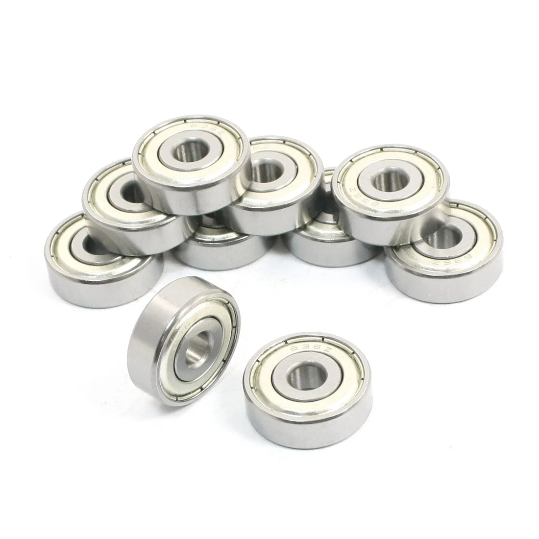 10Pcs 636ZZ 6mm x 22mm x 7mm Single Row Double Sealed Deep Groove Ball Bearing