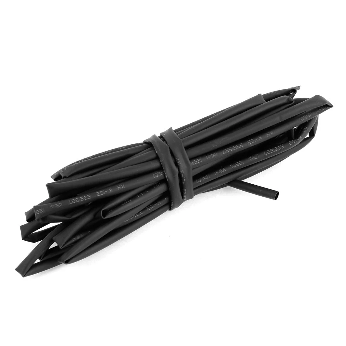 Uxcell Ratio 2:1 Black Polyolefin 4mm Dia Heat Shrink Shrinkable Tube 5M