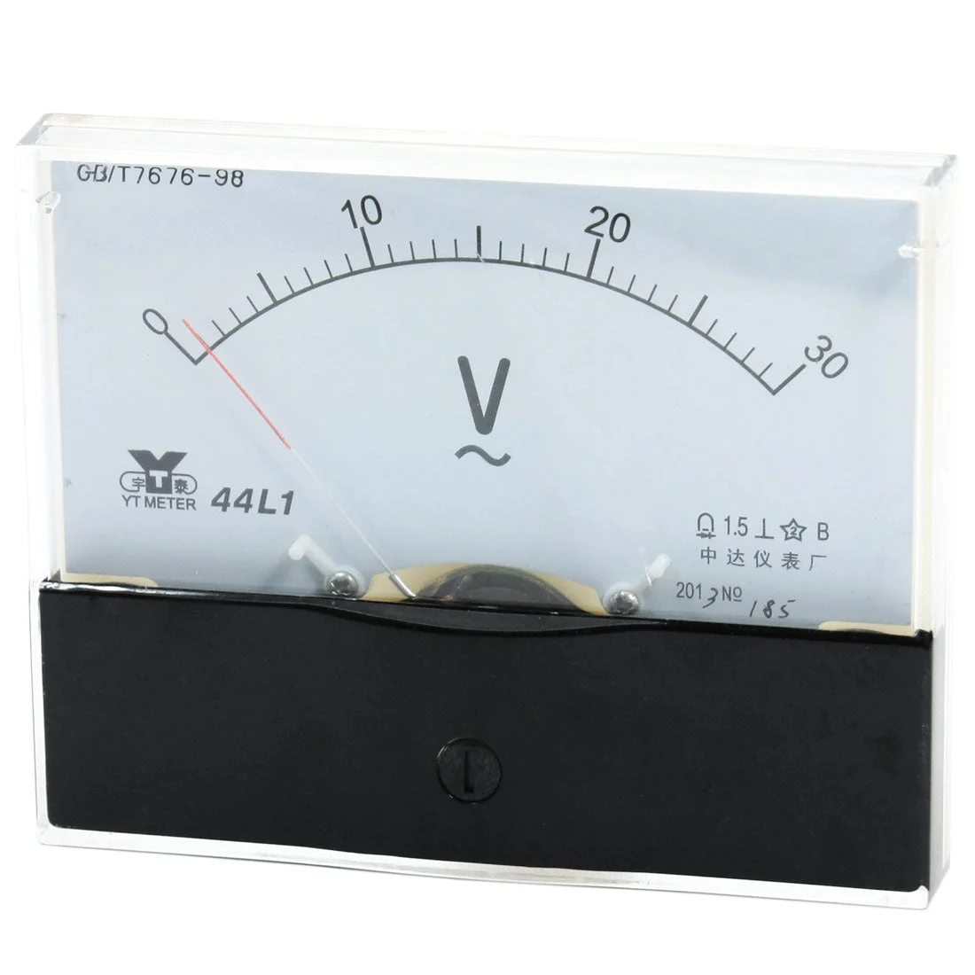 Rectangle Measurement Tool Analog Panel Voltmeter Volt Meter AC 0 - 30V Measuring Range 44L1