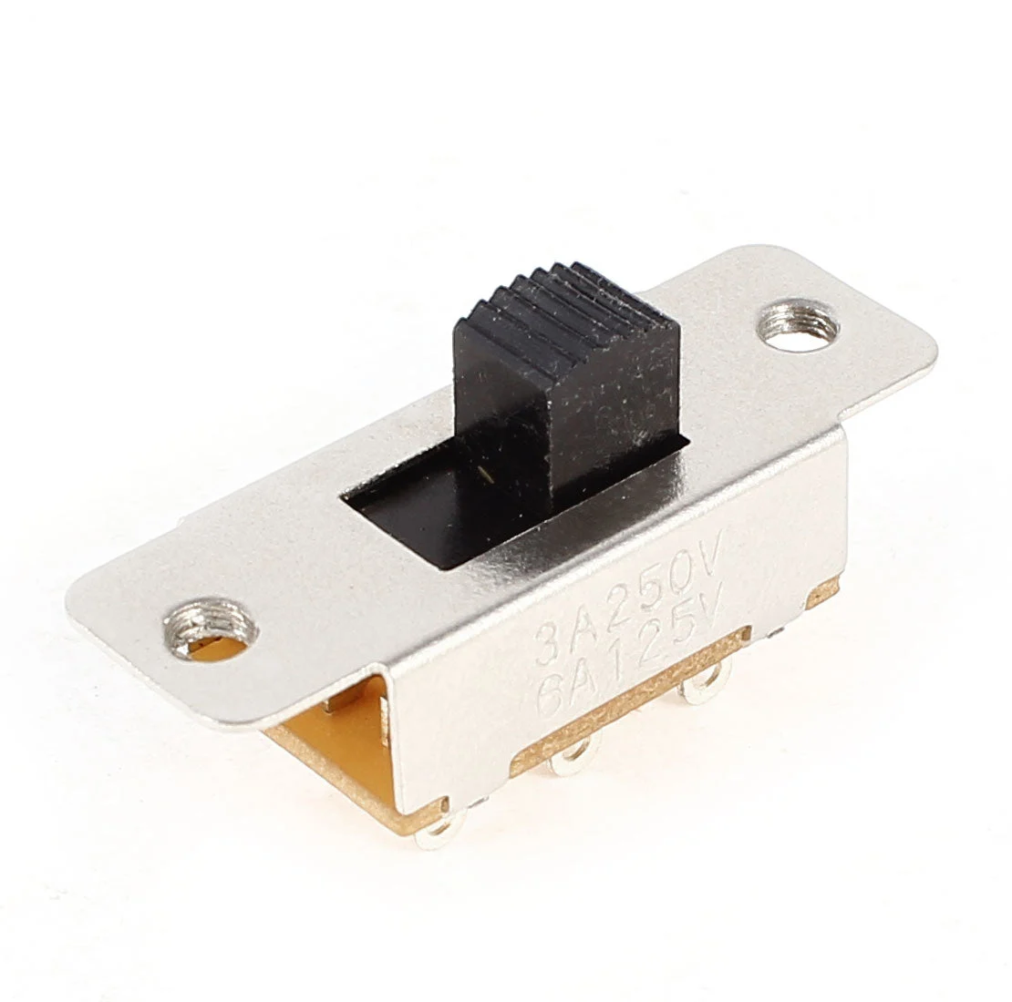 Uxcell AC 250V/125V 3A/6A 2NO 2NC DPDT Mini Panel Solder Lug Slide Switch