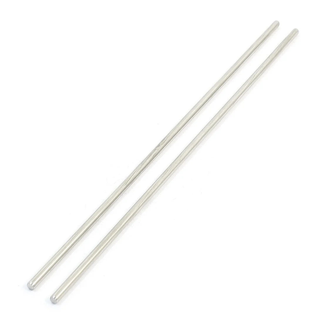 2Pc 2.5mm Dia DIY Model Stainless Steel Circular Round Rod Bar 5.9" Long