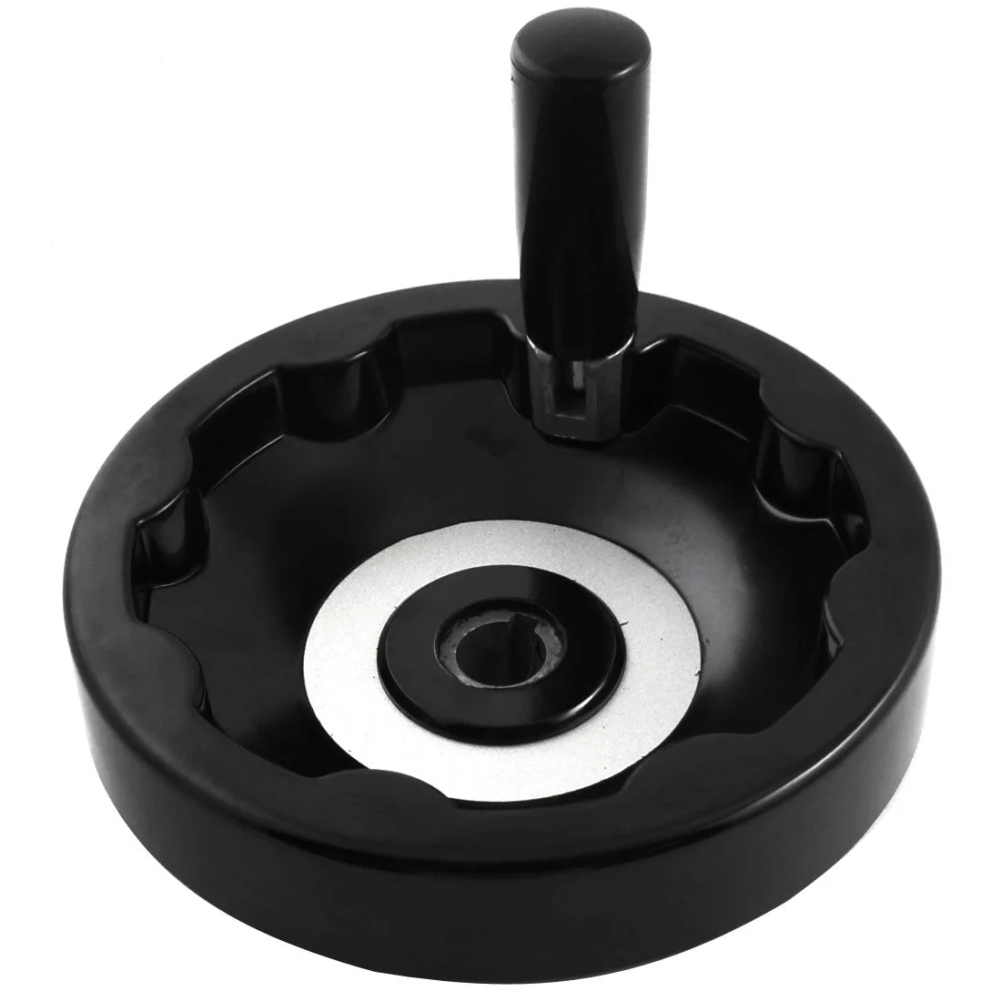 Uxcell 16mm Center Bore 150mm Diameter Handwheel w Handle for Milling Machine