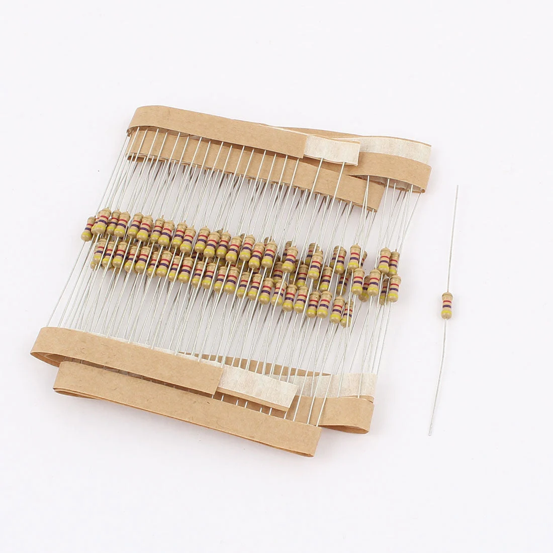 100pcs 1/4 Watt 4700 Ohm Resistance Electrical Carbon Film Resistor