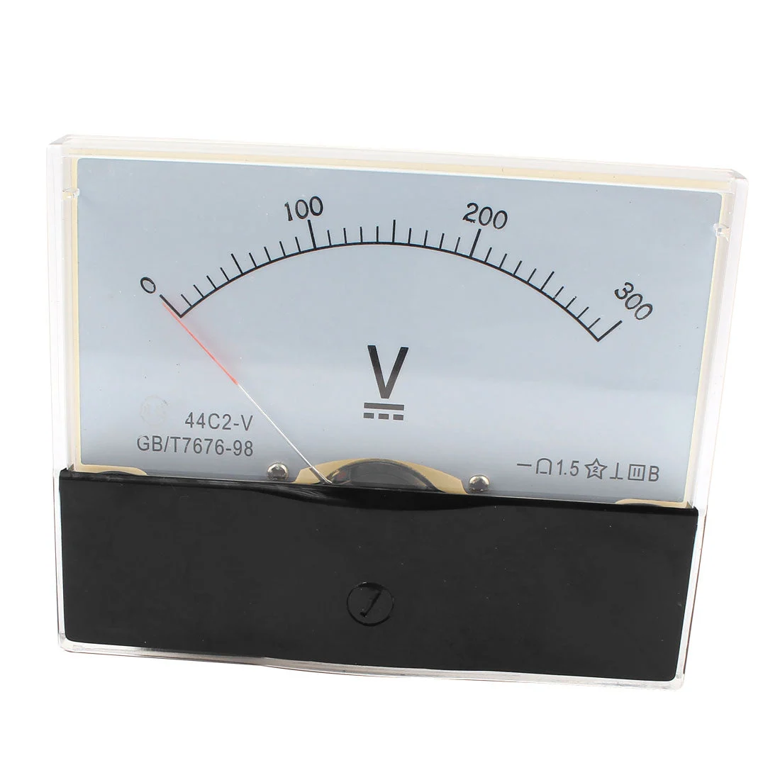 Class 1.5 DC 0-300V Analog Voltage Testing Voltmeter Panel Volt Meter 44C2-V