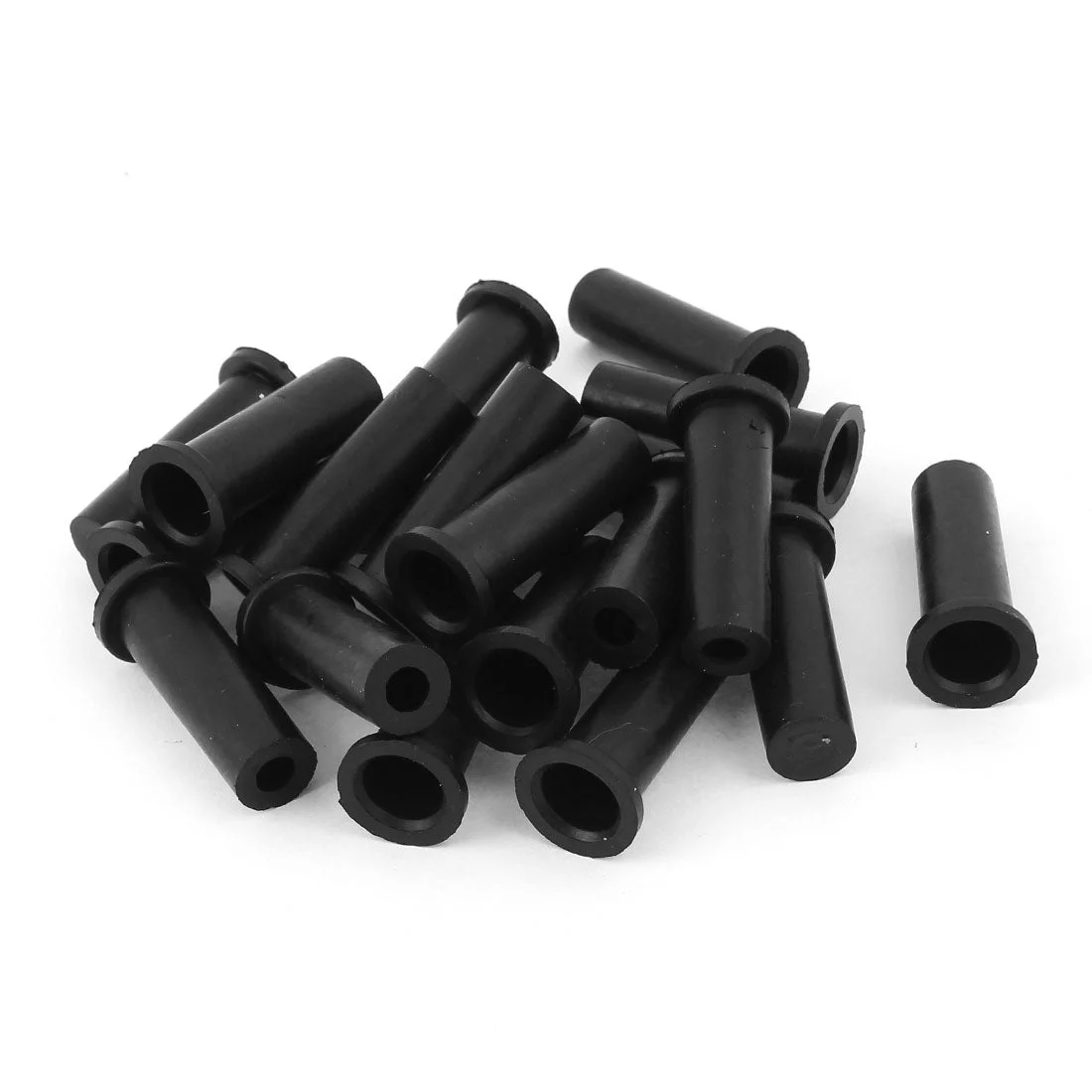 20pcs 39mm Long 10-6mm Rubber Strain Re-lief Cord Boot Protector Cable Sleeve Hose for Power Tool