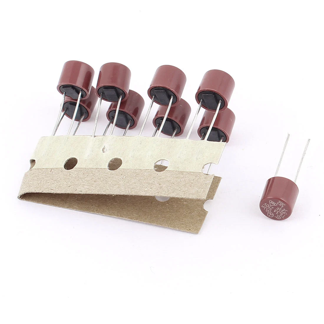 Uxcell 10 Pcs T6.3A 6.3A 250V TR5/5TR Miniature Micro Slow Blow Fuse