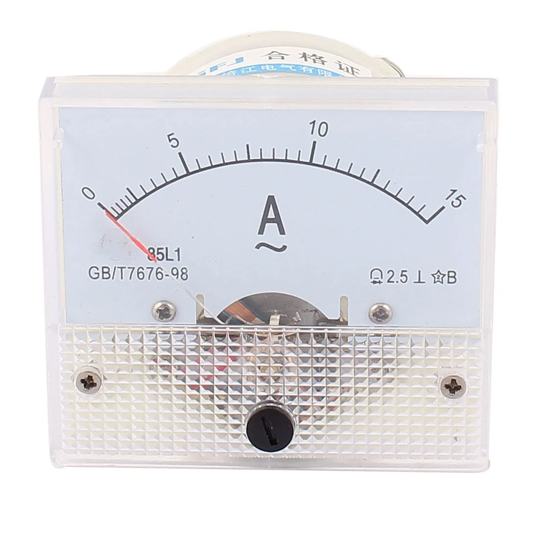 AC 0-15A Analog Ammeter Analogue Panel Ampmeter Current Meter Gauge