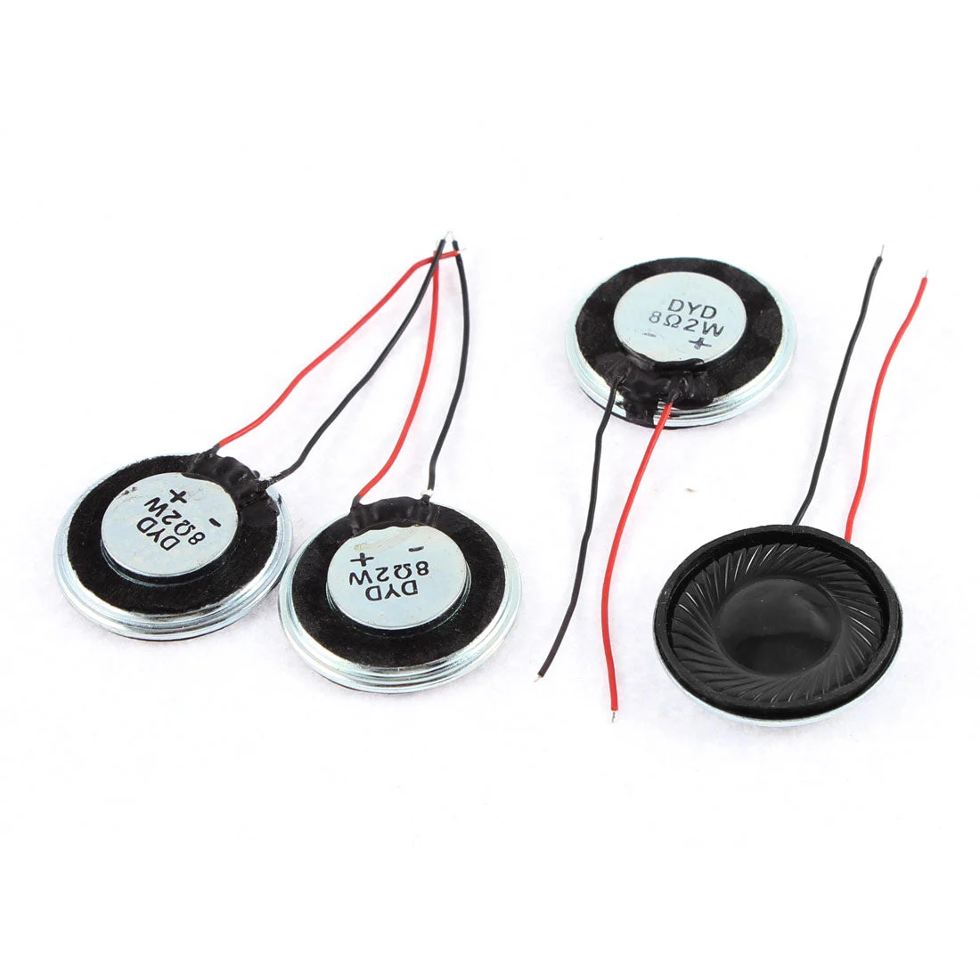 Metal Shell Round Internal Speaker 2W 8 Ohm 4Pcs