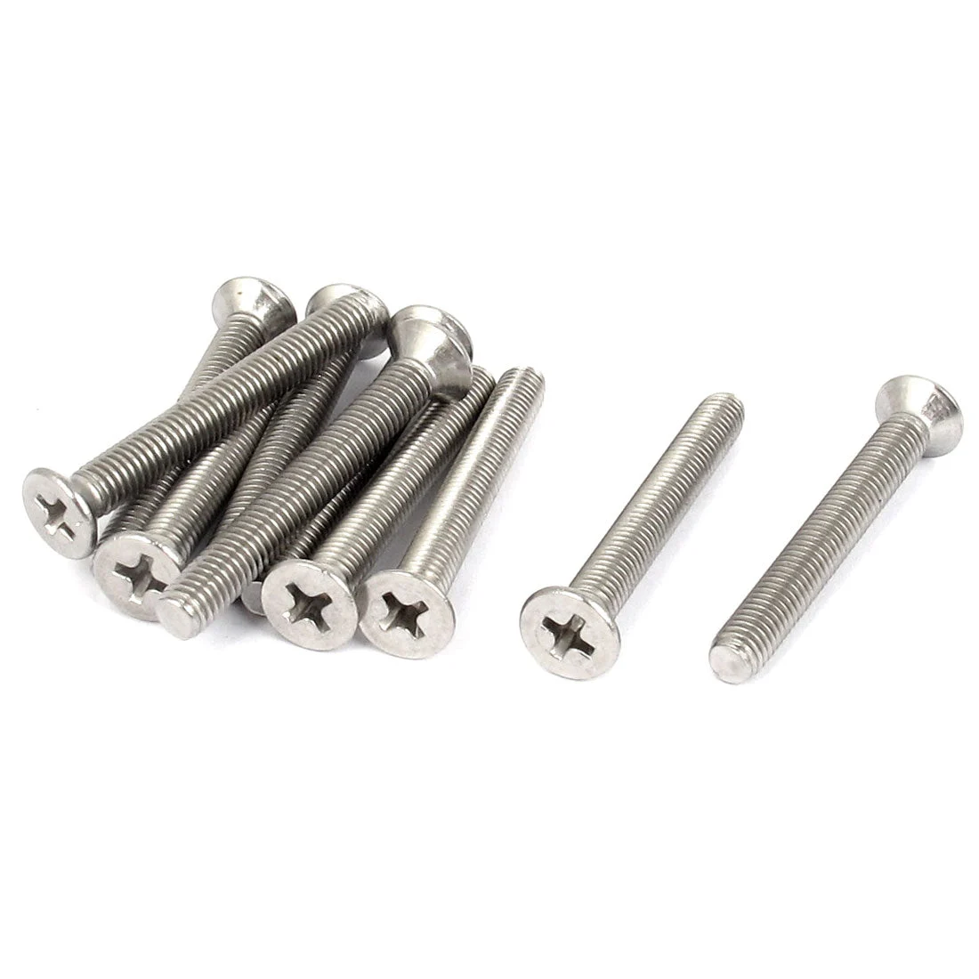 M5 x 40mm Metric Phillips Flat Head Countersunk Bolts Machine Screws 10pcs