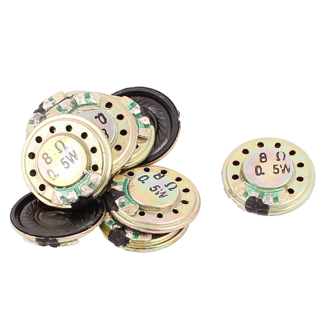 0.5W 20mm Diameter 8 Ohm Internal Mini Magnet Speaker Loudspeaker 10Pcs