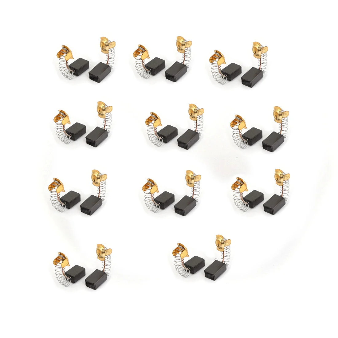 16mm x 11mm x 7mm Motor Carbon Brushes 20 Pcs for Generic Electric Motor