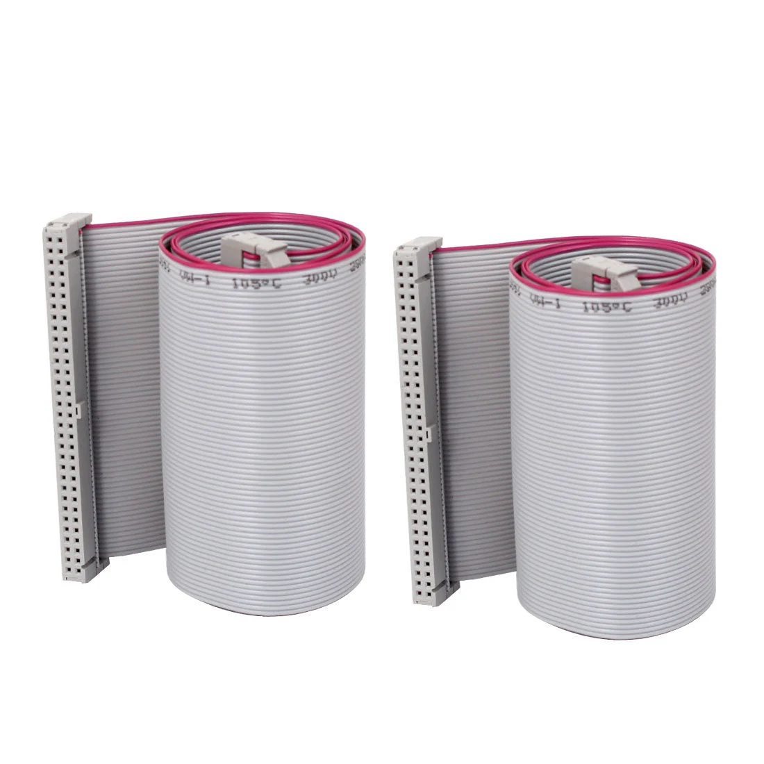 2pcs 2.54mm 64-Pin Female to Female IDE PATA Extension Flat Ribbon Cable 50cm