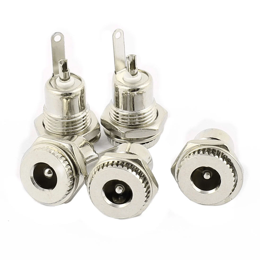 5pcs DC-099 Female 5.5 x 2.5mm Panel Mounting DC Power Jack Socket Connector