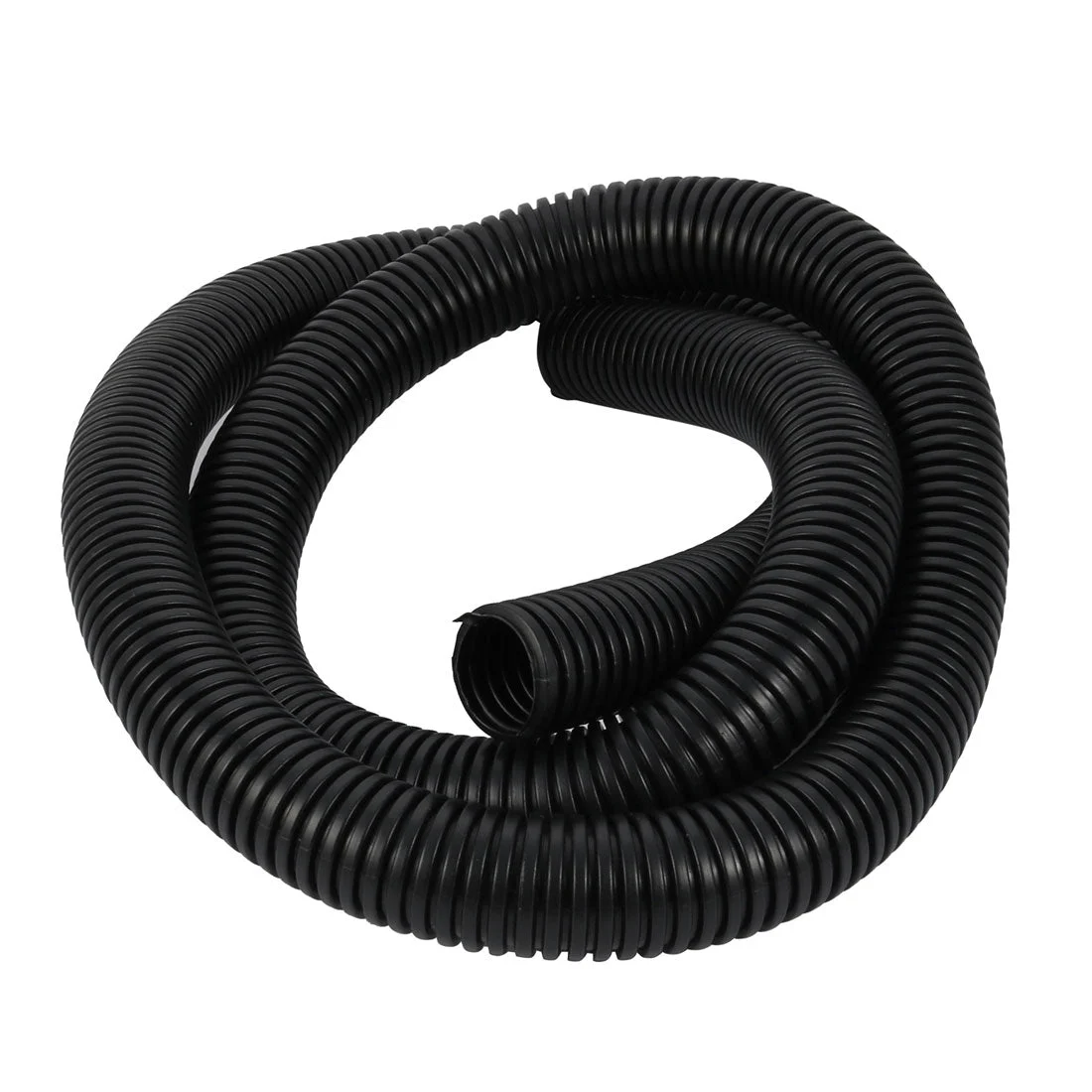 1.5 M 23 x 28 mm PP Flexible Corrugated Conduit Tube for Garden,Office Black