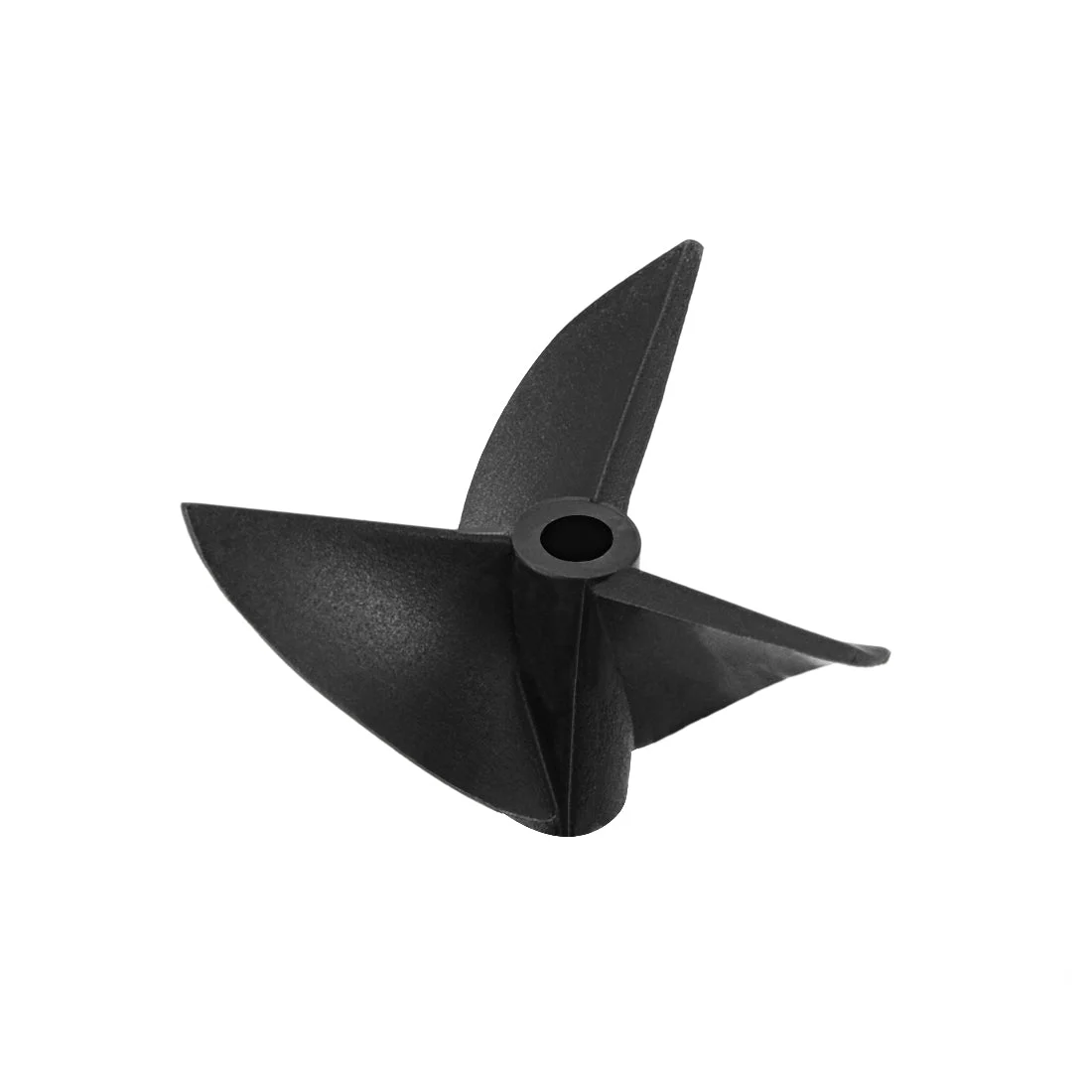 RC Boat Propeller 3mm Shaft 3 Vanes 32mm 1.4 P/D Fan Shape Pastic Black CW Rotating Propeller Props for RC Boat, 1pc