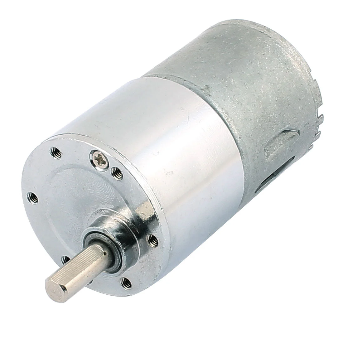 High Torque Low Speed Solder Cylindrical Reduction Gear Box Motor DC 24V 20RPM