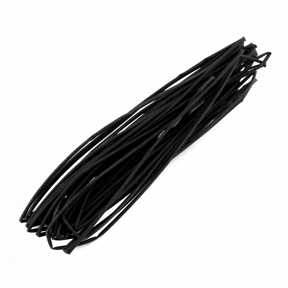13M Length 2mm Dia Polyolefin Heat Shrinkable Tube Sleeving Black