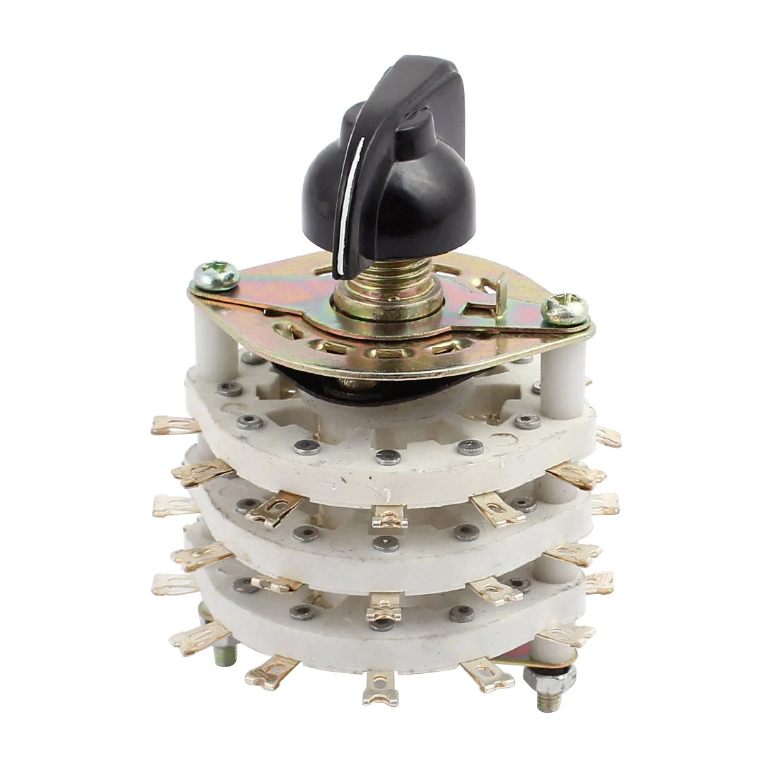 KCT 9 Pole 3 Position Three Decks Band Channel Rotary Switch Selector with Cap