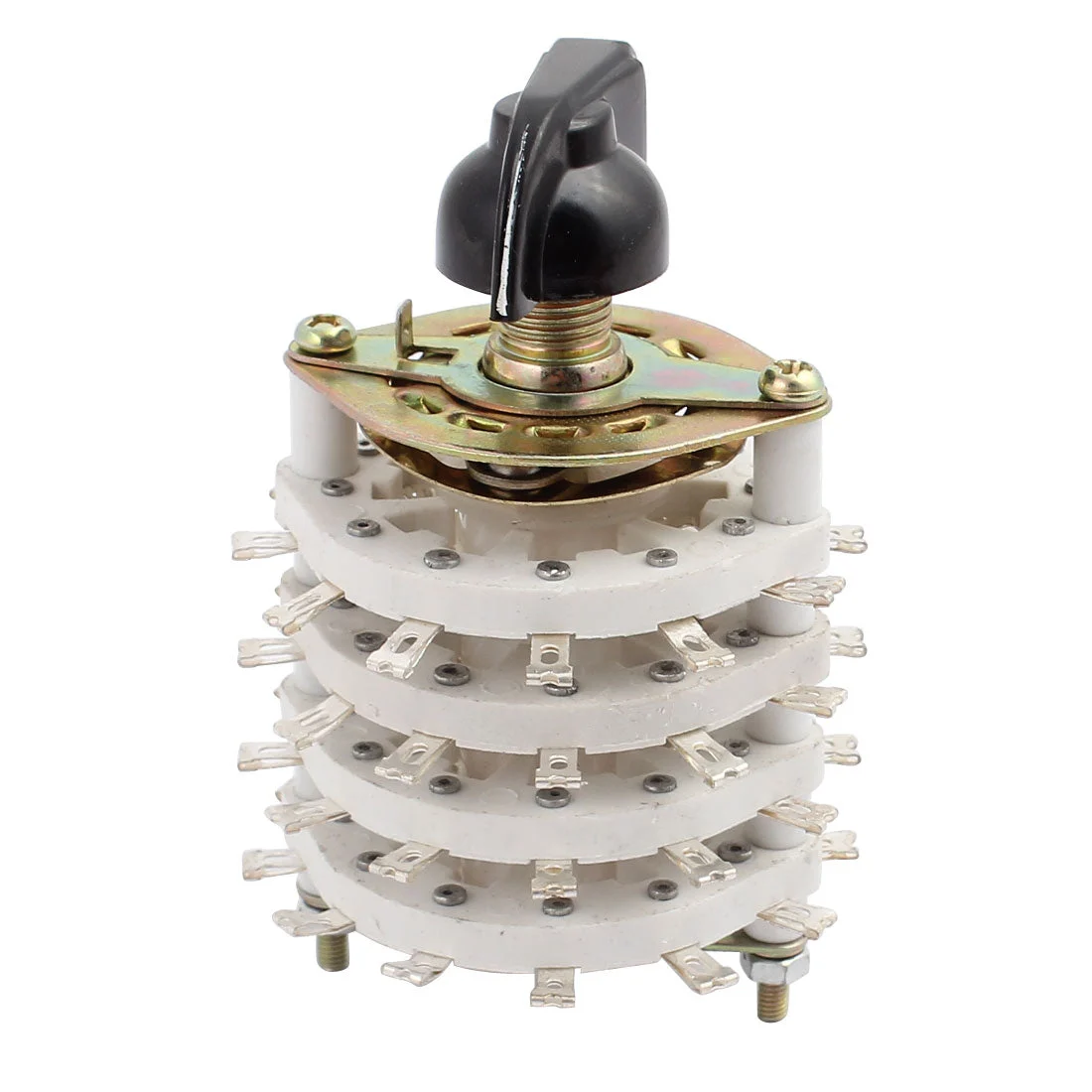 KCT 4 Pole 11 Position Four Decks Band Channel Rotary Switch Selector with Cap