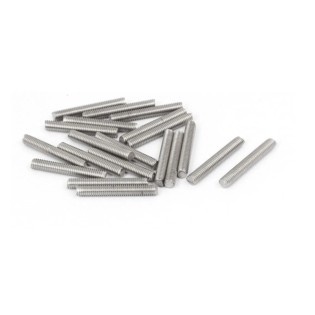 20pcs M3 x 20mm 0.5mm Pitch 304 Stainless Steel Fully Threaded Rods Fasteners