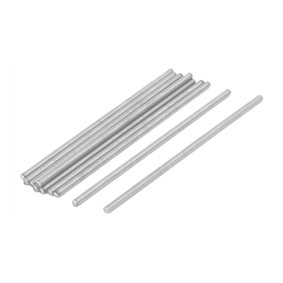 10pcs M4 x 110mm 304 Stainless Steel All Threaded Rod Bar Studs Fastener