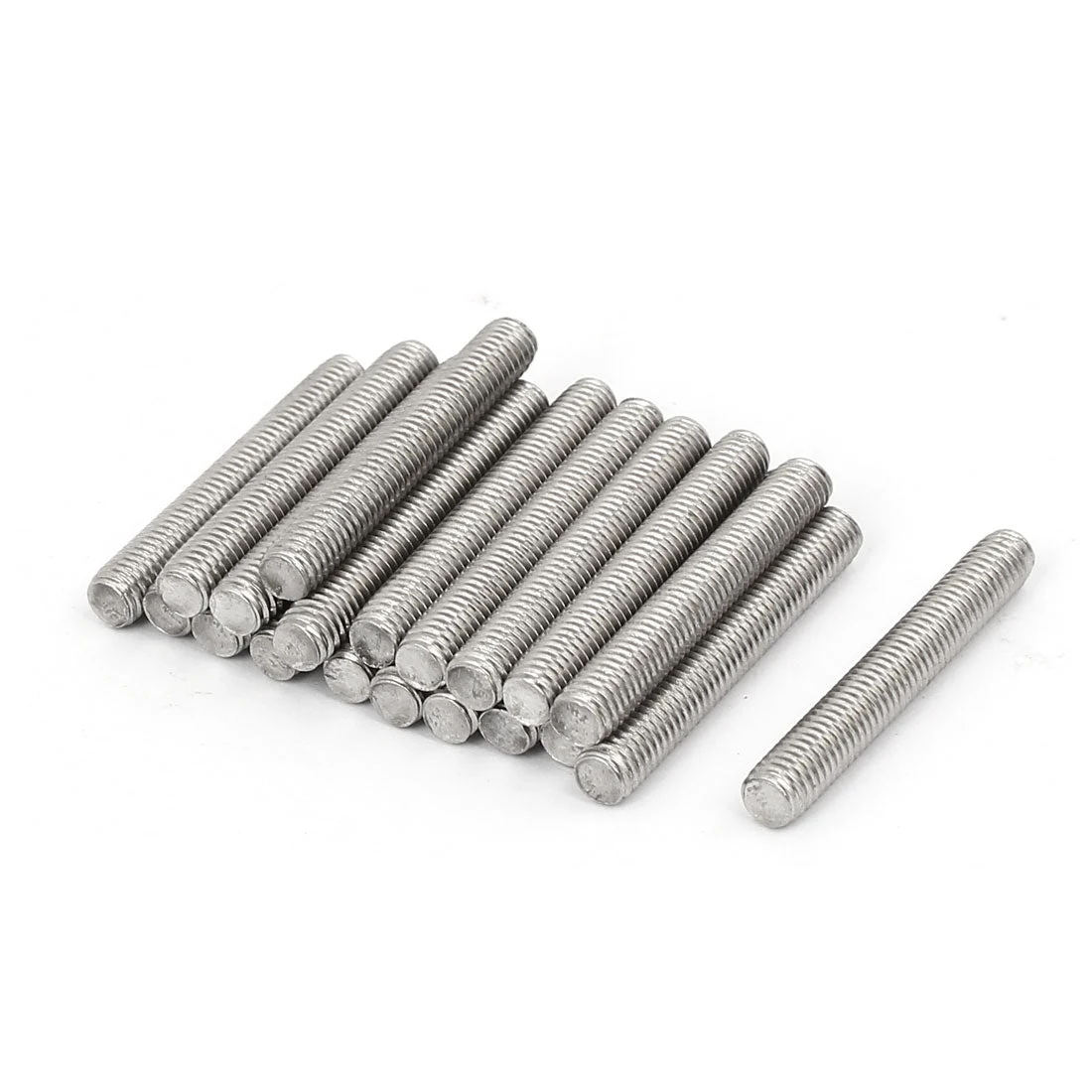 20pcs M5 x 35mm 304 Stainless Steel Fully Threaded Rod Bar Studs Fasteners
