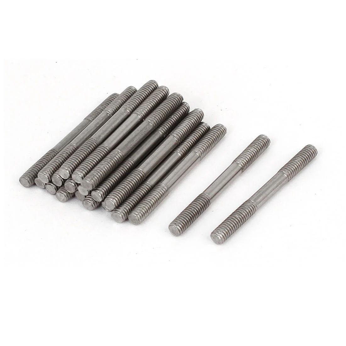 M4x40mm 304 Stainless Steel Double End Threaded Stud Screw Bolt 20pcs
