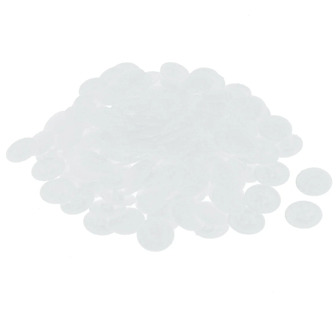 6mm Phillips 17mm Head Dia Screw Plastic Cap Cover Translucent 100PCS