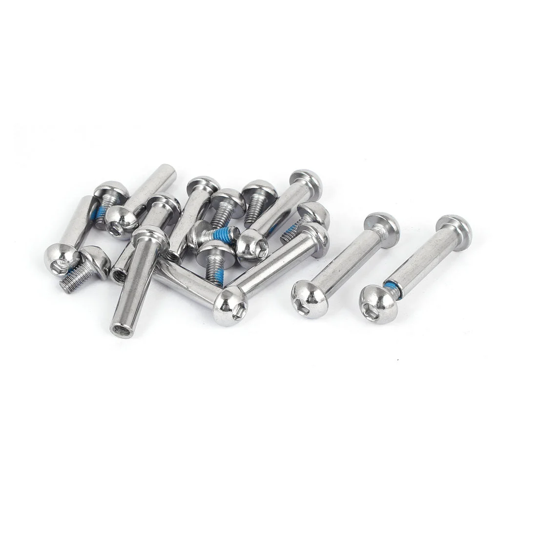 8mmx35mm Metal Hex Socket Cap Head Screw Bolt Fastener Dowel Barrel Nut 10 Pcs