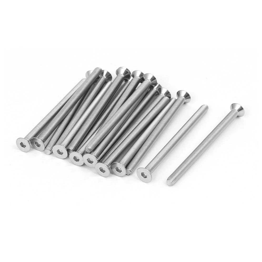 DIN7991 M3x45mm 316 Stainless Steel Flat Head Hex Socket Cap Screw Bolt 20pcs