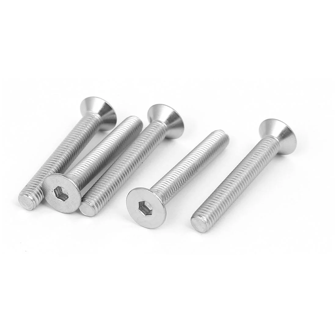 M5x35mm 316 Stainless Steel Countersunk Flat Head Hex Socket Cap Screw 5pcs
