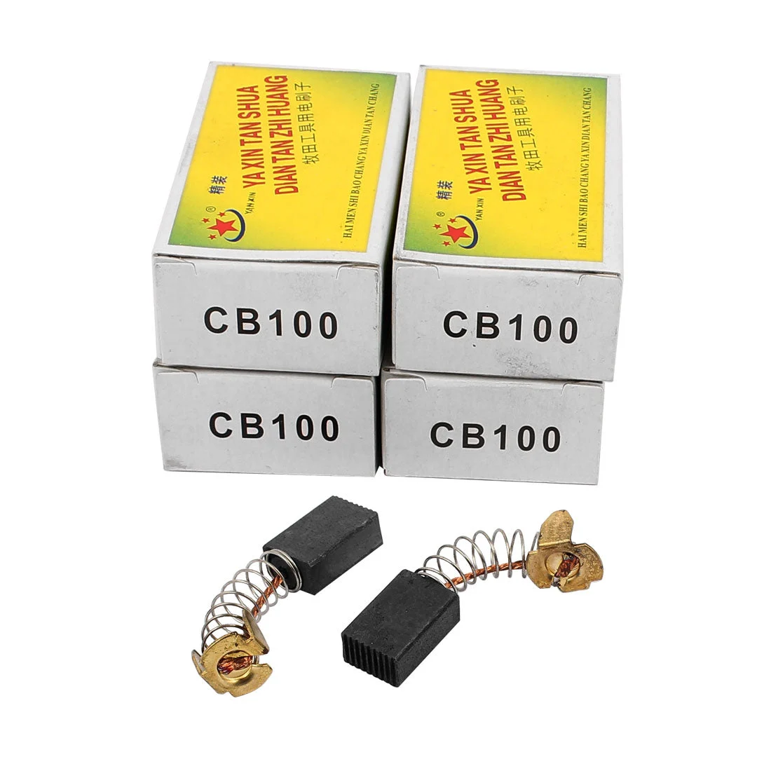 5 Pairs Carbon Brushes Power Tool 15 x 10 x 6mm for Generic Electric Motor