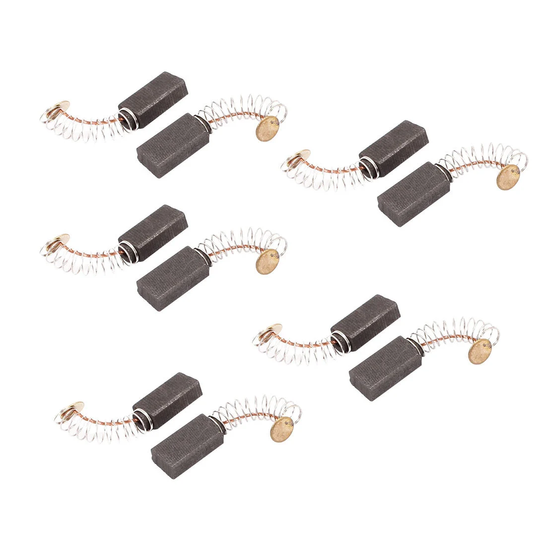 5 Pairs 36x15x8x5mm Carbon Brushes Power Tool for Electric Hammer Drill Motor