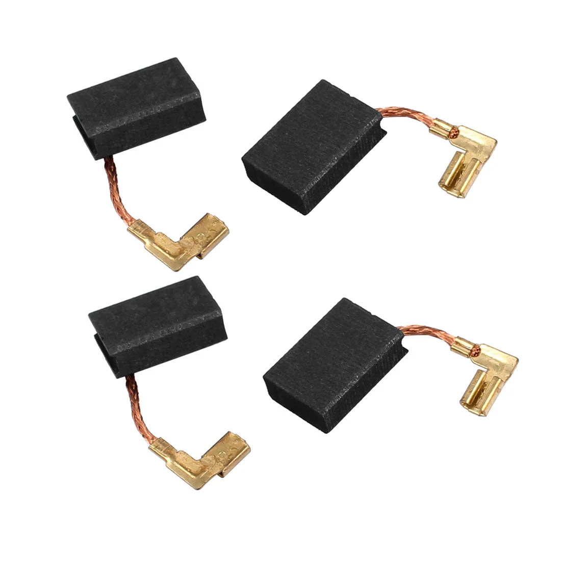 2 Pairs Electric Drill Motor Tool Carbon Brush 5 x 11 x 15mm No Spring