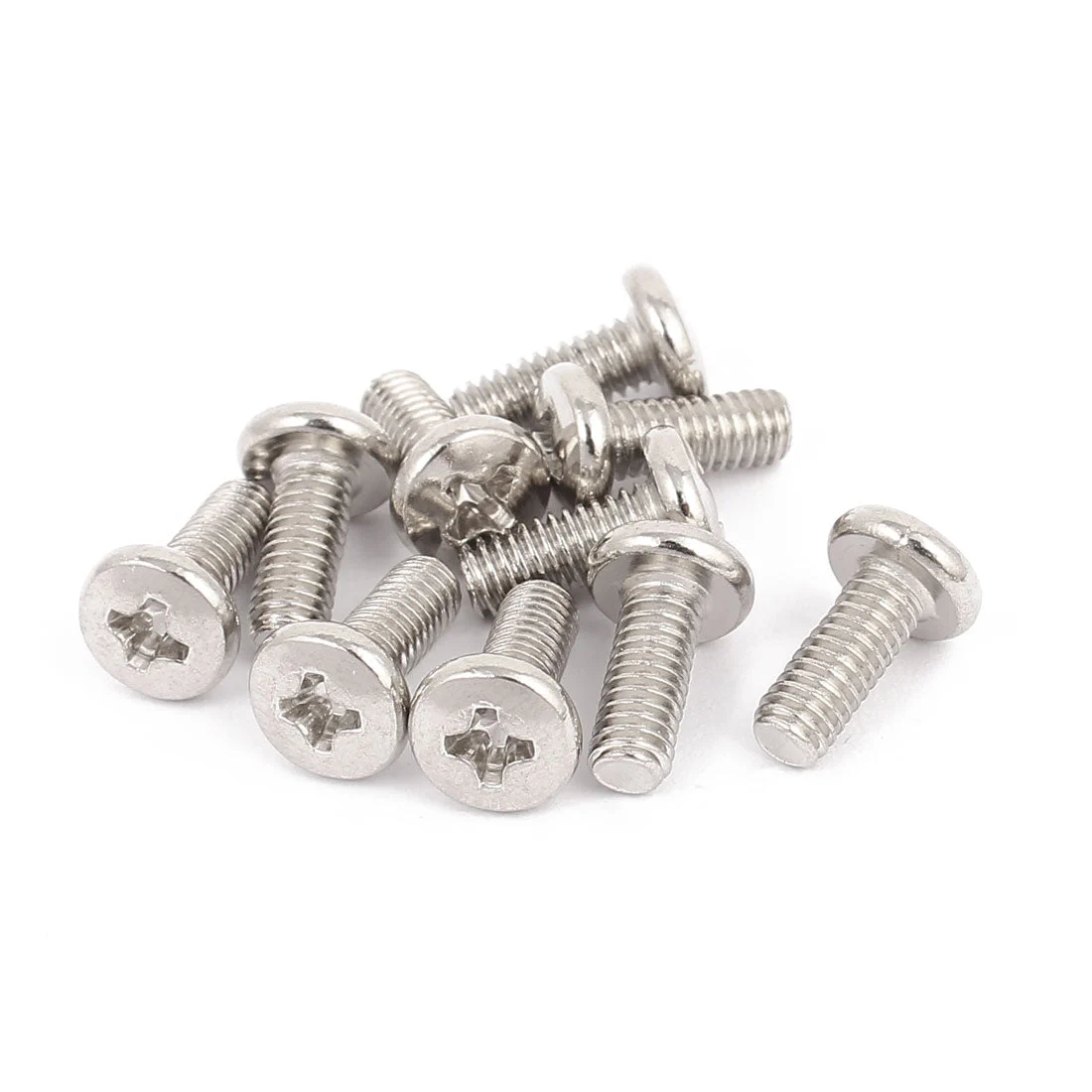 M4 x 10mm TV Computer LCD Monitor Stand Mounting Phillips Head Screw 10pcs
