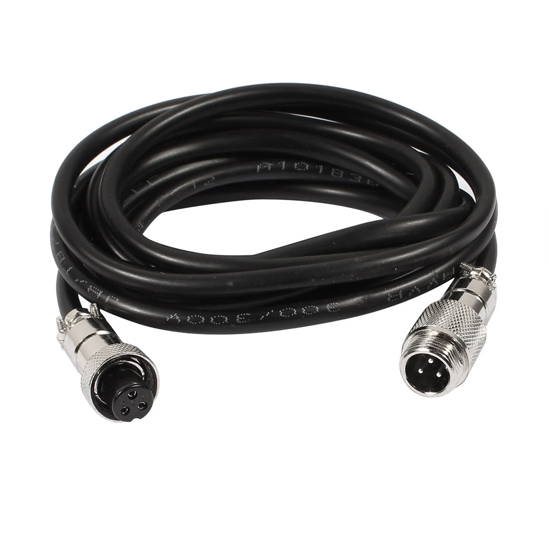 GX12 3 Pin Male/Female Head Aviation Socket Connector Electrical Cable 2m