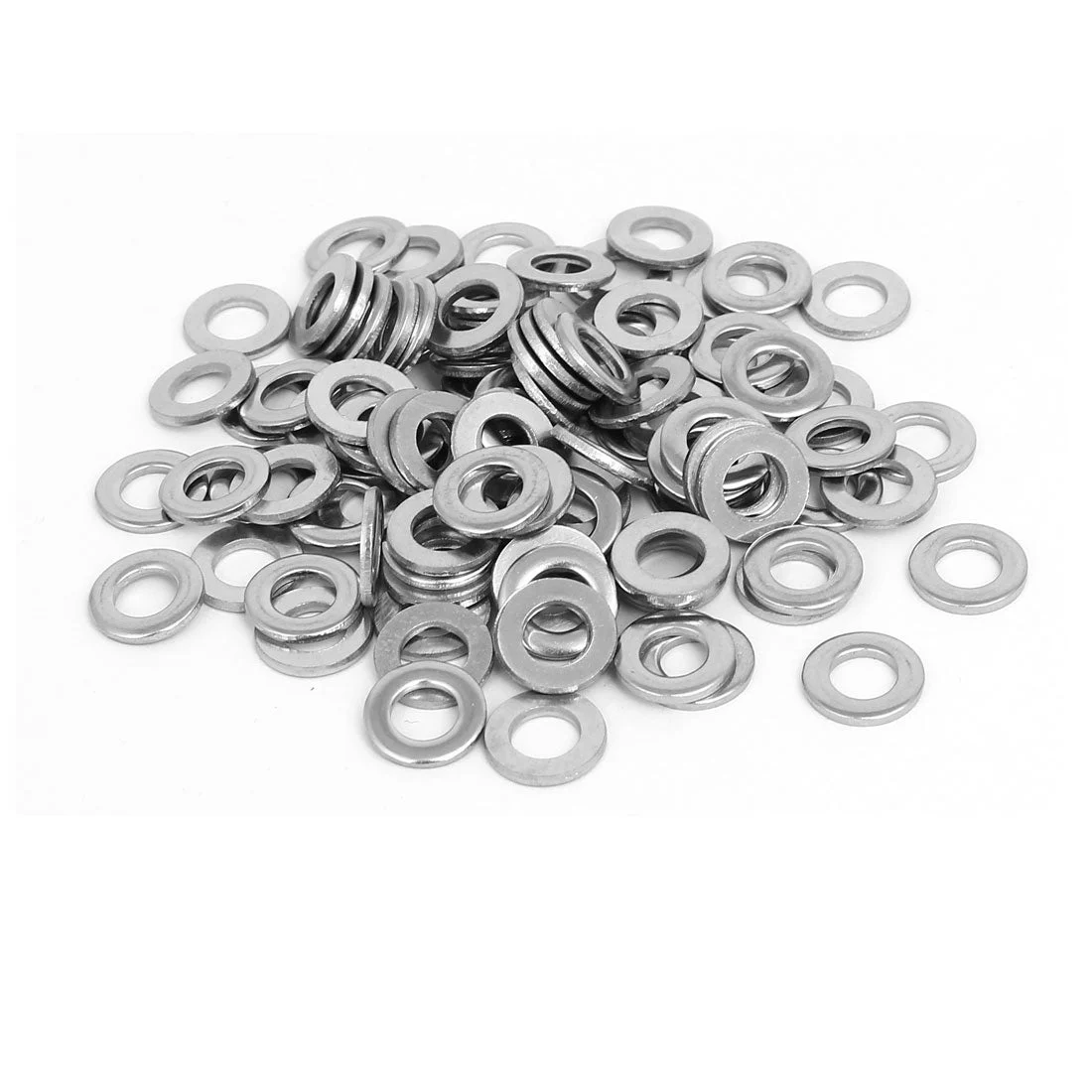 M6x12mmx1.6mm 316 Stainless Steel Flat Washers Gasket Fastener 100pcs