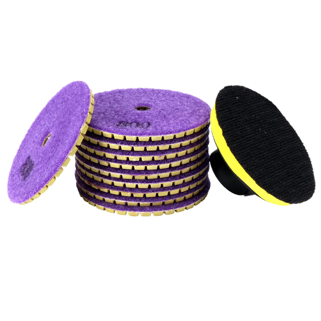 3-inch Diamond Wet Polishing Pad Grit 800 10pcs for Granite Concrete Marble