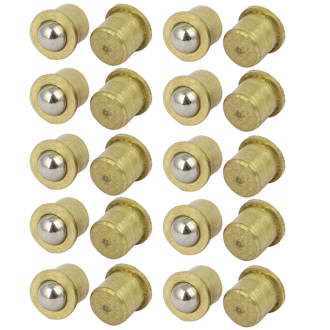 Household Cabinet Door Brass Ball Catches Latch Catcher 8mm Dia 20pcs