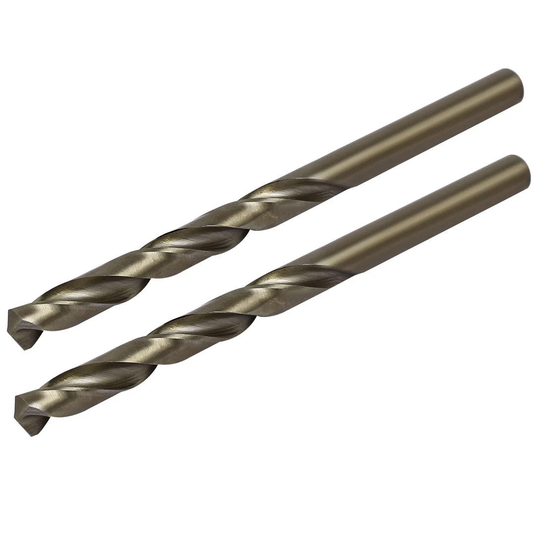 7.1mm Dia 108mm Length HSS Cobalt Metric Twist Drill Bit Rotary Tool 2pcs