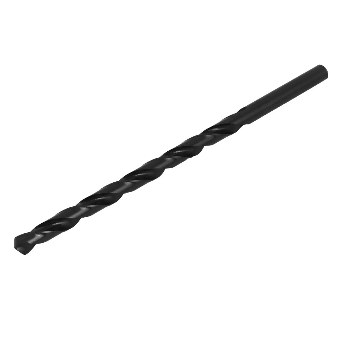 12mm Drilling Dia 250mm Length HSS Straight Shank Twist Drill Bit Black