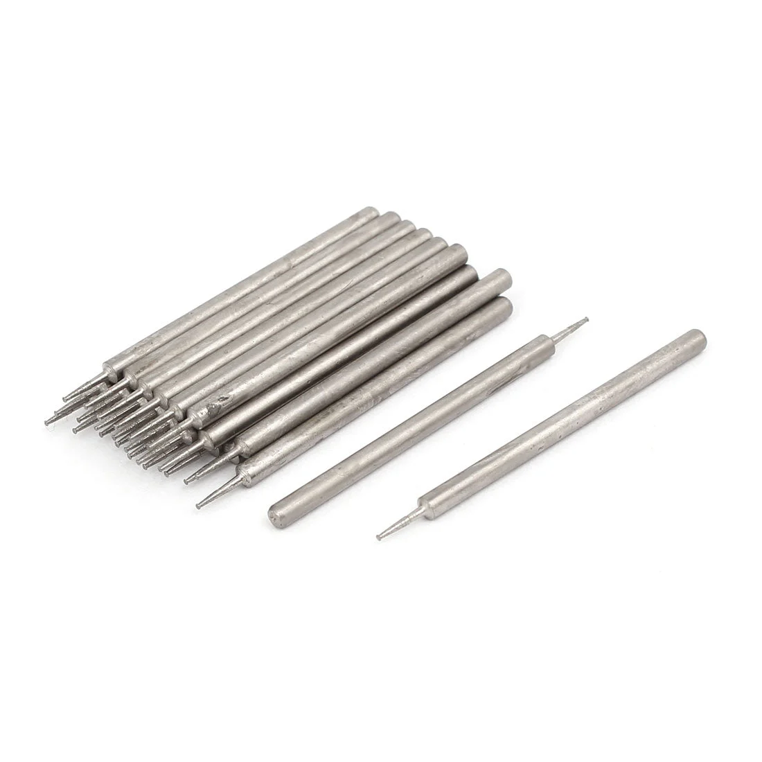 2.35mmx0.5mm Diamond Coated Disc Shape Head Grinding Mandrel Mounted Points 24pcs