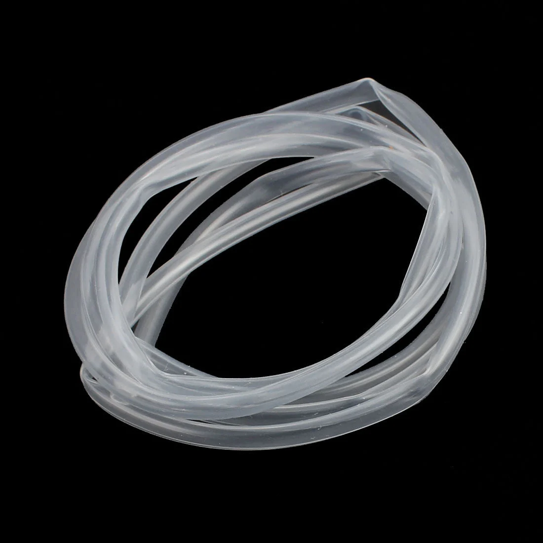 3mm x 4mm High Temp Resistant Flexible Clear Silicone Tube Hose Pipe 1M Length