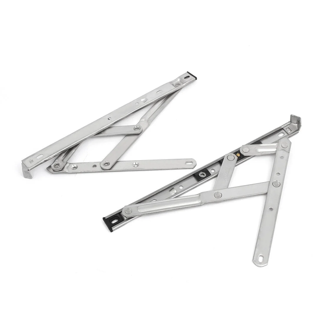 Uxcell 304 Stainless Steel 12-inch Casement Window Friction Hinge 4 Bar 2pcs