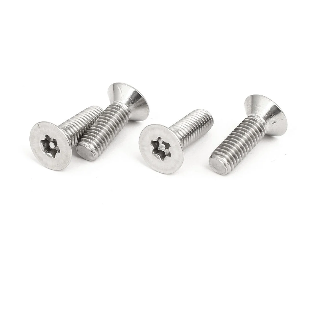 Uxcell Flat Head Torx Screws M8*25mm 304SUS 4pcs