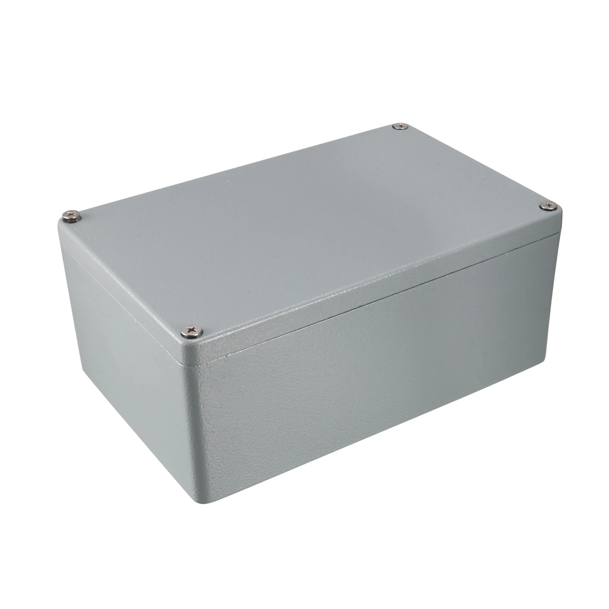 Uxcell 7.4"x4.7"x3"(188mmx120mmx78mm) Aluminum Junction Box Universal Electric Project Enclosure w Two Horns