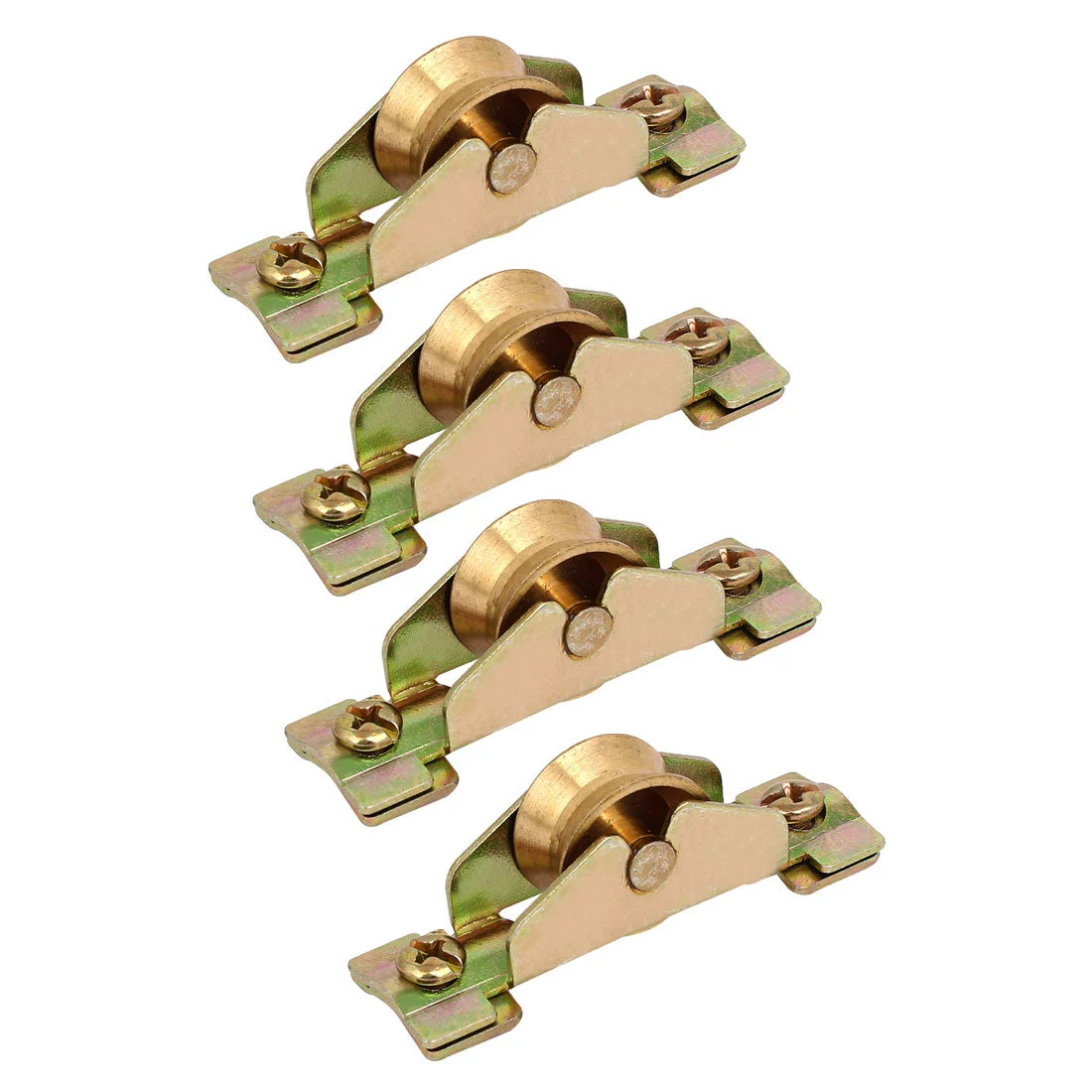 20mmx10mm Single Roller Sliding Door Window Sash Pulley Wheel 4pcs