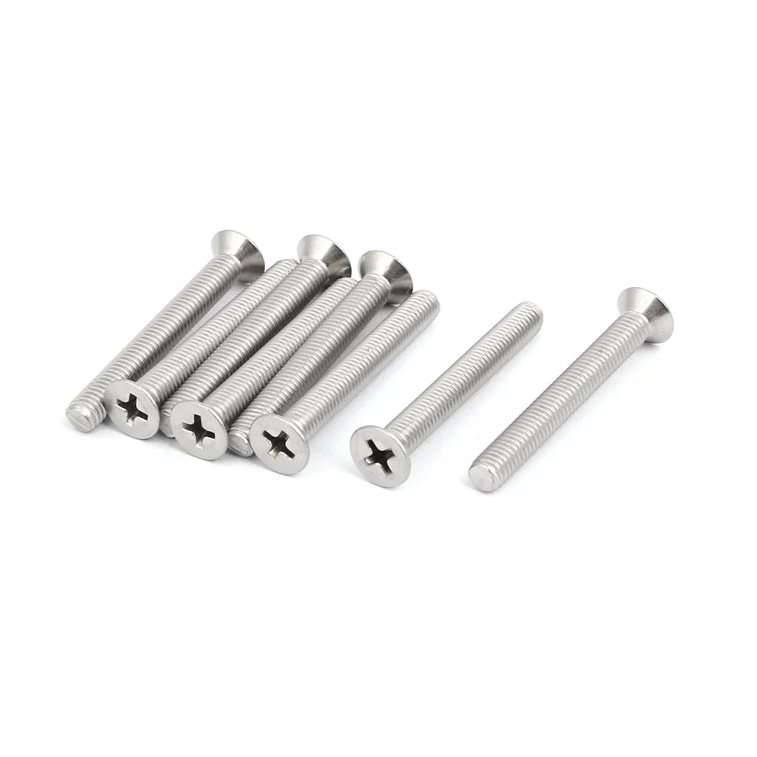M5x40mm 316 Stainless Steel Phillips Countersunk Bolt Machine Screw 8pcs