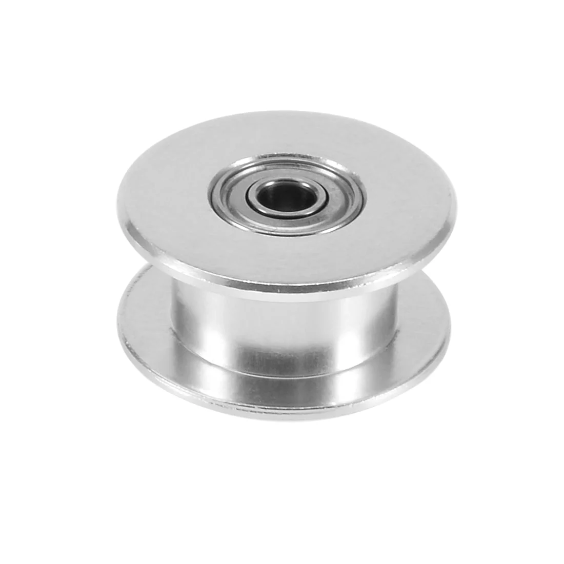 Aluminum 3mm Bore Toothless Timing Belt Pulley with Bearing